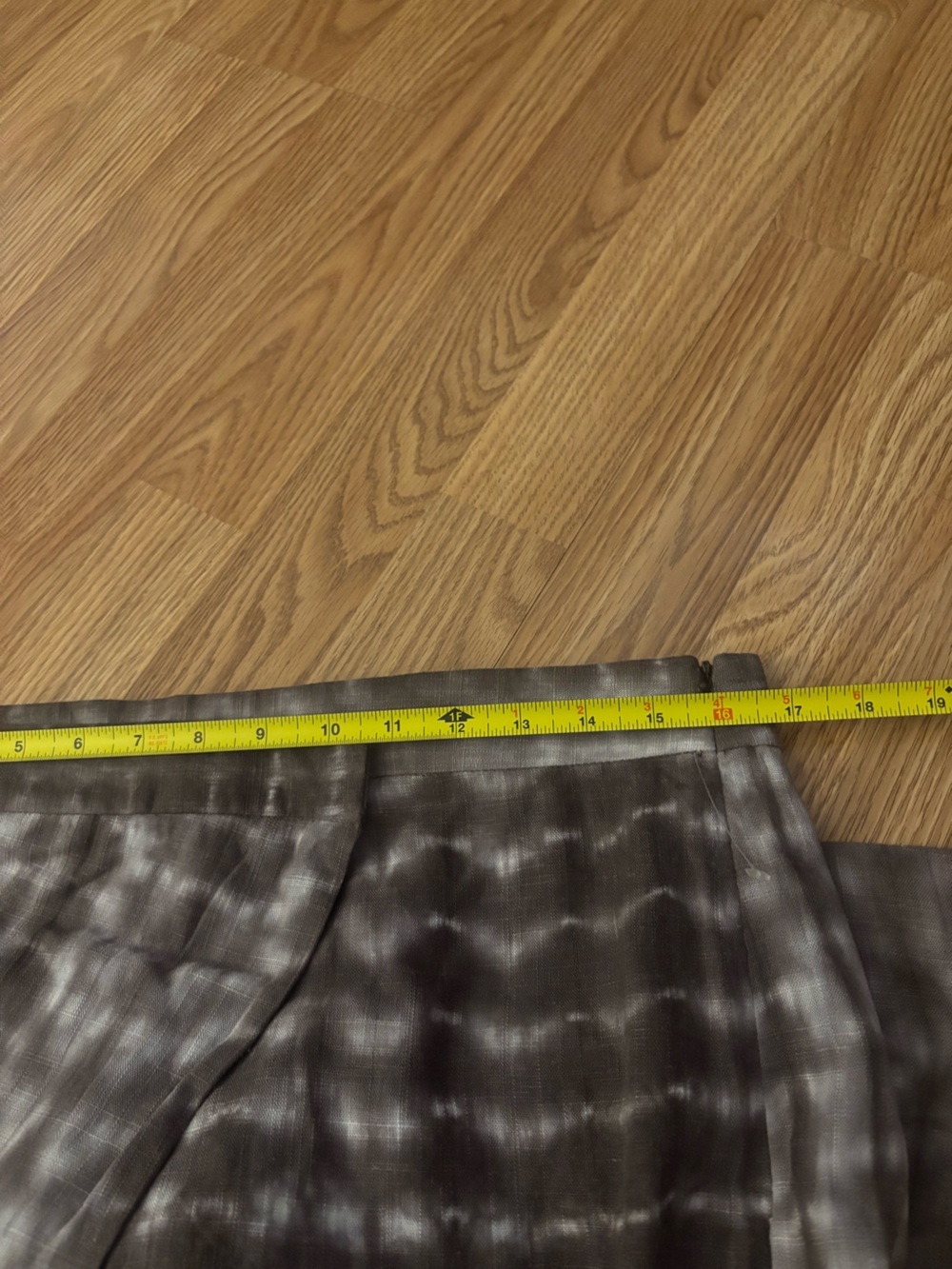 Zara Wide-Leg Tie-Dye Wrap Pants in Charcoal Size Large - Picture 8 of 10